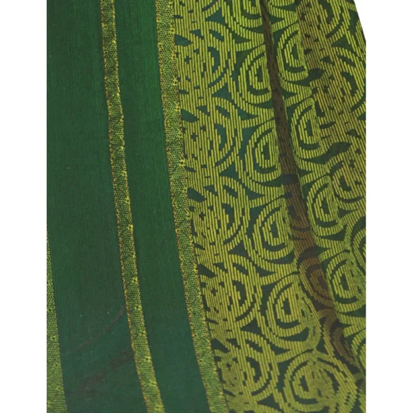 Womens Georgette Digital Printed Saree (Green, 6.25 Mtr)