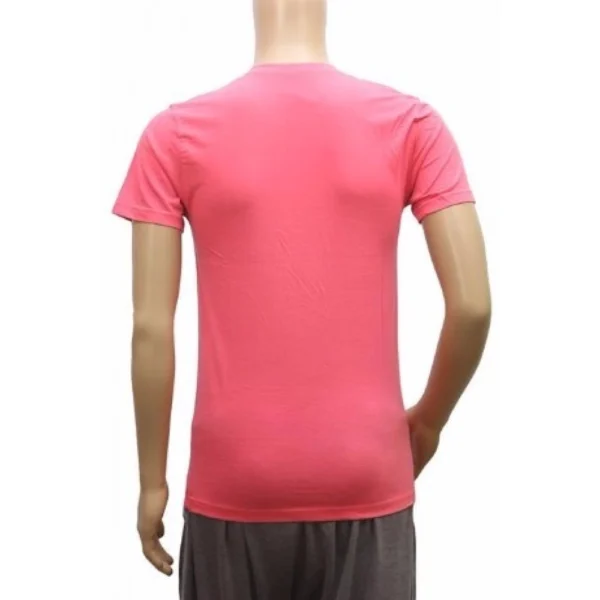 Mens Hosiery Mix Printed Men Tshirts (Dark Pink, S)