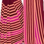 Womens Geogrette Saree with Blouse Digital Printed Saree (Maroon, 6.25 Mtr)