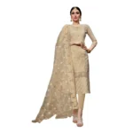 Women's Cotton Unstitched Salwar-Suit Material With Dupatta (Snadel, 2-2.5mtrs)