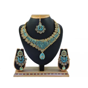 Women's Alloy Necklace set (Turquoise)