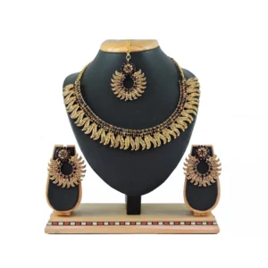 Women's Alloy Necklace set (Purple)