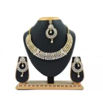 Women's Alloy Necklace set (White)