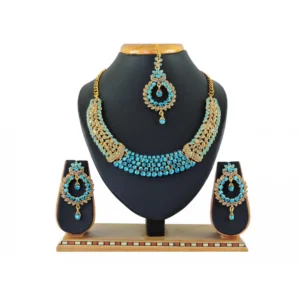 Women's Alloy Necklace set (Turquoise)