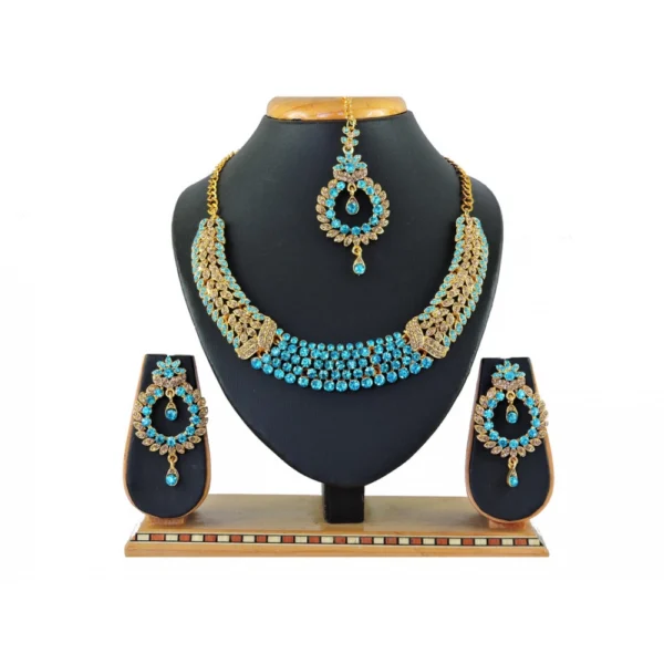 Women's Alloy Necklace set (Turquoise)