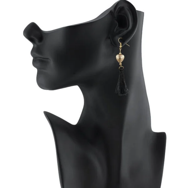 Women's Alloy Hook Dangler Hanging Tassel Fashion Earrings-Multicolour