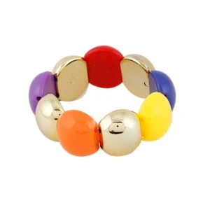 Women's Gold Plated Charm Bracelet-Multi