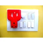 Heart Shaped Charging Holder  (Pack of 2 )-Red