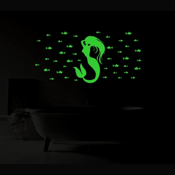 Green Decorative Radium Wall Sticker