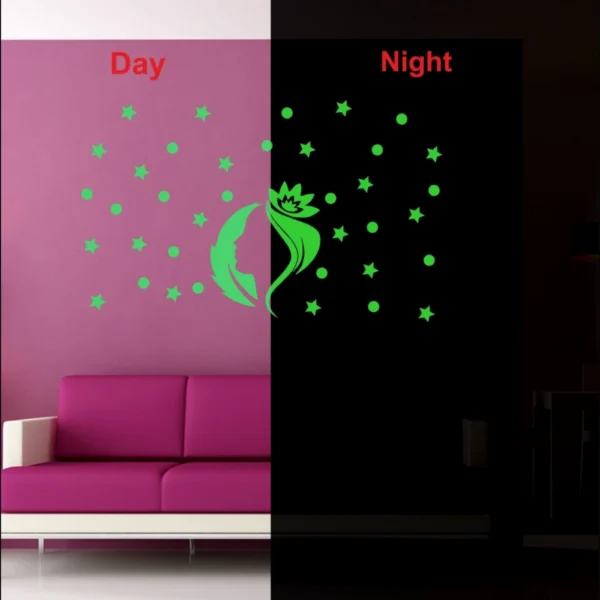 Green Decorative Radium Wall Sticker