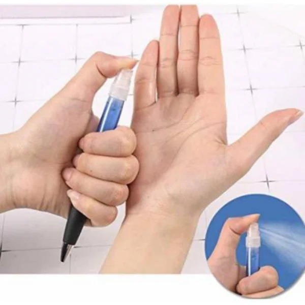 Pack Of 3_ Pen With Sanitizer (Color: Assorted)