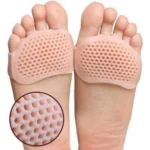 Pack Of_3 Silicone Gel Half Toe Sleeve Anti-Skid Forefoot Smooth And Soft Pads (Color: Assorted)