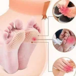 Pack Of_3 Silicone Gel Half Toe Sleeve Anti-Skid Forefoot Smooth And Soft Pads (Color: Assorted)