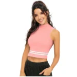 Women's Polyester, Knitting Western Wear Tops (Peach)
