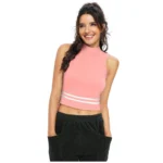 Women's Polyester, Knitting Western Wear Tops (Peach)
