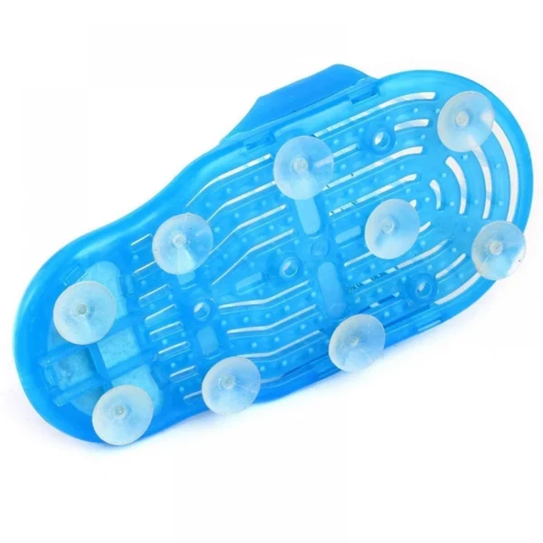 Easy Feet Shower Foot Massager Scrubber and Cleaner Slipper (Color: Assorted)