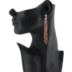 Women's Alloy, Beads Hook Dangler Hanging Earring (Color: Multi Color)