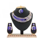 Women's Alloy Necklace set (Blue)