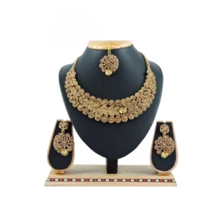Women's Alloy Necklace set (Gold)