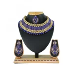 Women's Alloy Necklace set (Blue)