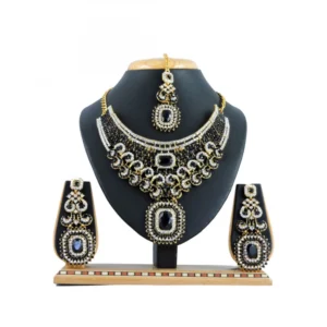 Women's Alloy Necklace set (Black)
