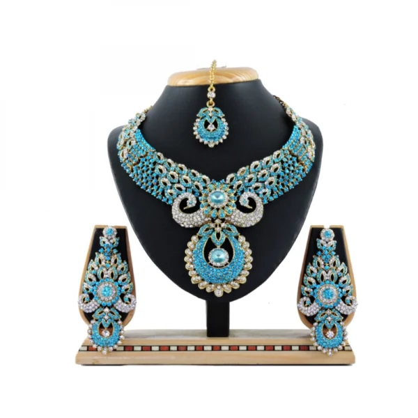 Women's Alloy Necklace set (Turquoise)