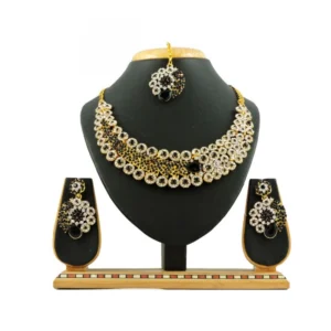 Women's Alloy Necklace set (Black)