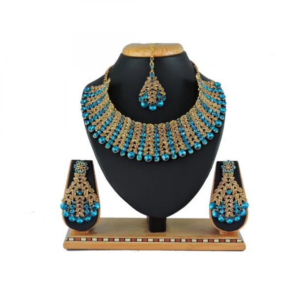 Women's Alloy Necklace set (Turquoise)