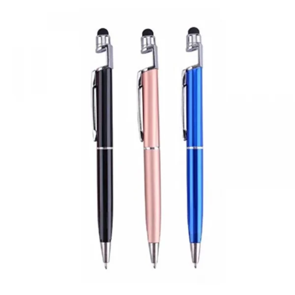 Pack Of_10 Pen Mobile Phone Holder (Color: Assorted)
