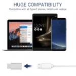 Pack Of_5 Type_C To Micro Usb Adapter With 3.1 _ Support'S Otg And Data Transfer (Color: Assorted)