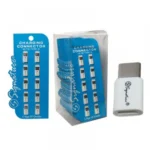Pack Of_5 Type_C To Micro Usb Adapter With 3.1 _ Support'S Otg And Data Transfer (Color: Assorted)