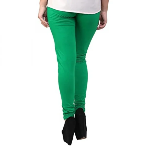Women's Cotton Leggings (Color:Light Green )