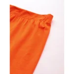 Women's Cotton Leggings (Color:Orange)
