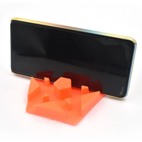 Pack Of 2_Hexagonal Shape Mobile Holder Multi Angle Adjustable Fold (Color: Assorted)