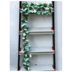 Artificial Rose Vine Flowers Plants Artificial Flower Creeper Hanging Rose For Home Decoration (Color: Multi, Material: Silk Polyester)