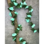 Artificial Flower Creeper Hanging Rose Garland For Home Decoration (Color: Blue, Material: Silk Polyester)