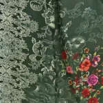 Women's Faux Georgette Saree With Blouse (Green, 5-6Mtrs)