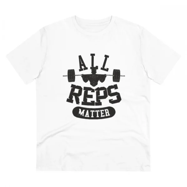 Men's PC Cotton All Reps Matter Printed T Shirt (Color: White, Thread Count: 180GSM)