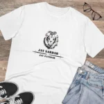 Men's PC Cotton Jay Sardar Printed T Shirt (Color: White, Thread Count: 180GSM)