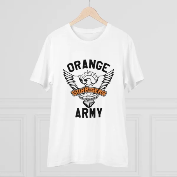 Men's PC Cotton Cricket Design Printed T Shirt (Color: White, Thread Count: 180GSM)