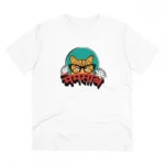 Men's PC Cotton Mamsab Printed T Shirt (Color: White, Thread Count: 180GSM)
