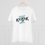 Men's PC Cotton Bahot Kadak Printed T Shirt (Color: White, Thread Count: 180GSM)