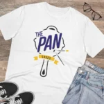Men's PC Cotton The Pan Pubg Printed T Shirt (Color: White, Thread Count: 180GSM)