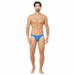 Men's Cotton Spandex Ultra Soft Briefs Underwear (Blue)