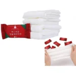 Pack Of_12_Multipurpose Magic Chocolate Shape Tablet Towel for tissue paper hand clean towel kitchen cleaner towel (Assorted)