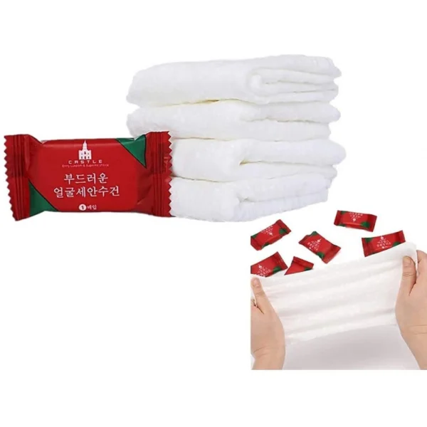 Pack Of_12_Multipurpose Magic Chocolate Shape Tablet Towel for tissue paper hand clean towel kitchen cleaner towel (Assorted)