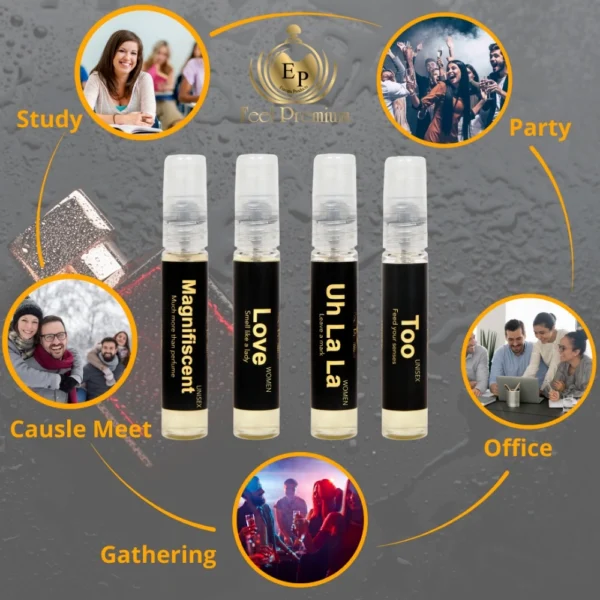 Europa Combo Of 4 Pocket Perfume Sprays For Women