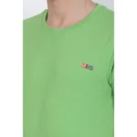 Men's Cotton Jersey Round Neck Plain Tshirt (Pale Green)