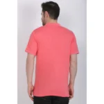 Men's Poly Viscose Polo Plain Tshirt (Red Melange)