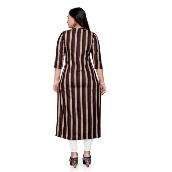 Women's Cotton Printed Straight Kurti (Multi Color)